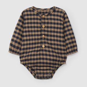 SNUG - BODY XADREZ INDIGO