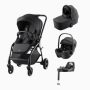 BRITAX ROMER - CARRINHO RIO STYLE + ALCOFA + BABY-SAFE PRO STYLE + BASE - CARBON BLACK