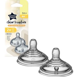 TOMMEE TIPPEE - CONJUNTO 2 Tetinas Closer to Nature Fluxo Médio (3M+)