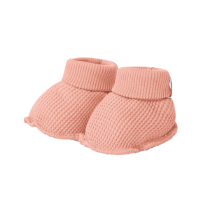 SNUG - BOTINHAS EM MALHA WAFFLE PÊSSEGO
