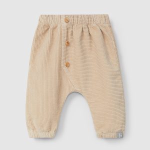 SNUG - CALÇAS PULL UP EM VELUDO DE ALGODÃO ORGÂNICO