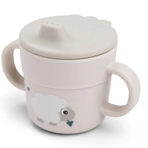 DONE BY DEER - Copo Anti-Vazamento Tiny Farm - Bege