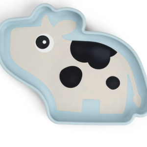 DONE BY DEER - Bol em Silicone Stick&Stay Dotti Blue