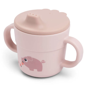 DONE BY DEER - Copo Anti-Vazamento Tiny Farm - Rosa