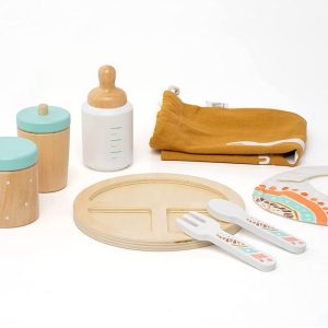 MINILAND - Conjunto de Alimentos de Madeira