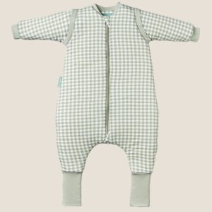 MOLIS & CO - Macacão de Dormir com Mangas e Meias TOG 2.5 - Mint Tea