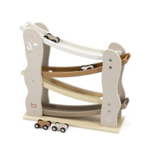LABEL LABEL - RAMPA DE CARROS DE CORRIDA EM MADEIRA NOUGAT +18M