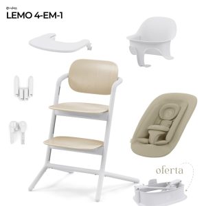 CYBEX - CADEIRA DE REFEIÇÃO LEMO 4 EM 1 COM OFERTA DA TORRE DE APRENDIZAGEM