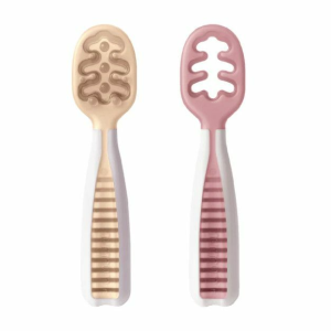 NUM NUM - CONJUNTO DE 2 PRÉ-COLHERES BEIGE & MAUVE