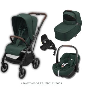 MAXI COSI - CARRINHO LEONA 2 + PEBBLE 360 PRO + OFERTA BASE 360 PRO