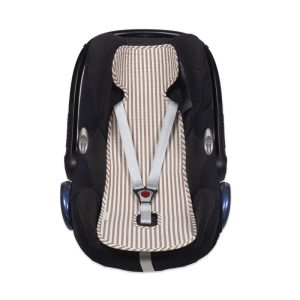 WALKING MUM - FORRA PARA CADEIRA AUTO PRALINÉ STRIPS MOKA